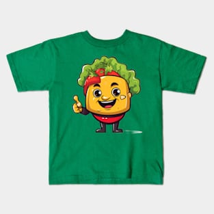 kawaii Taco T-Shirt cute potatofood funny Kids T-Shirt